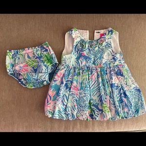 Lilly Pulitzer Baby Paloma Bubble Dress 6-12 month